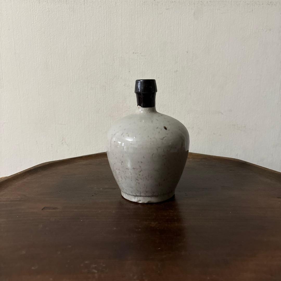 日本醤油　富士　肥前　金富良　アンティーク　徳利　酒器　古道具　花器　検:李朝