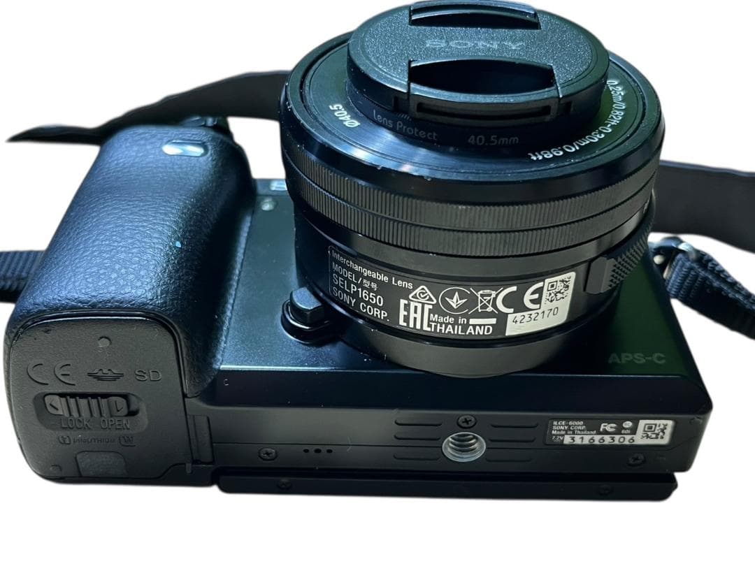 ソニー α6000 ダブルレンズセット ミラーレス一眼 動作確認済 美品