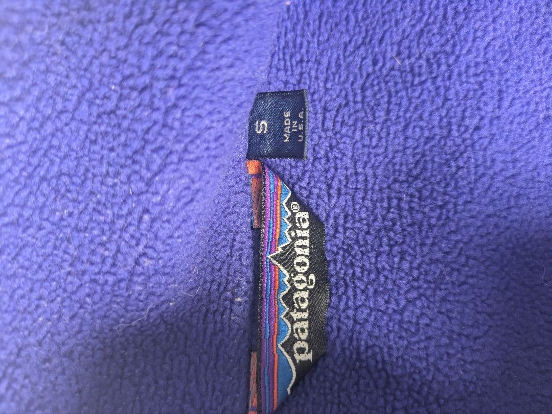 Patagonia ブラック シェルドシンチラジャケット S　usa