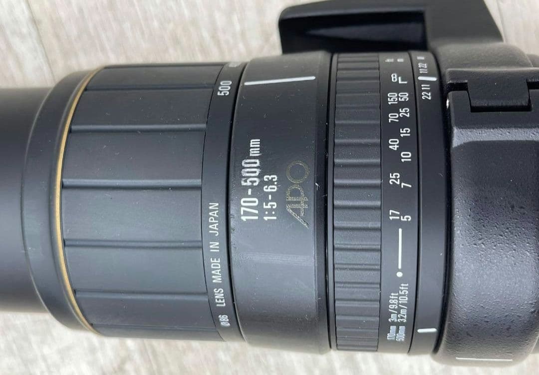 Yuシグマ APO 170-500㎜ F5-6.3 ミノルタ用 ズームレン