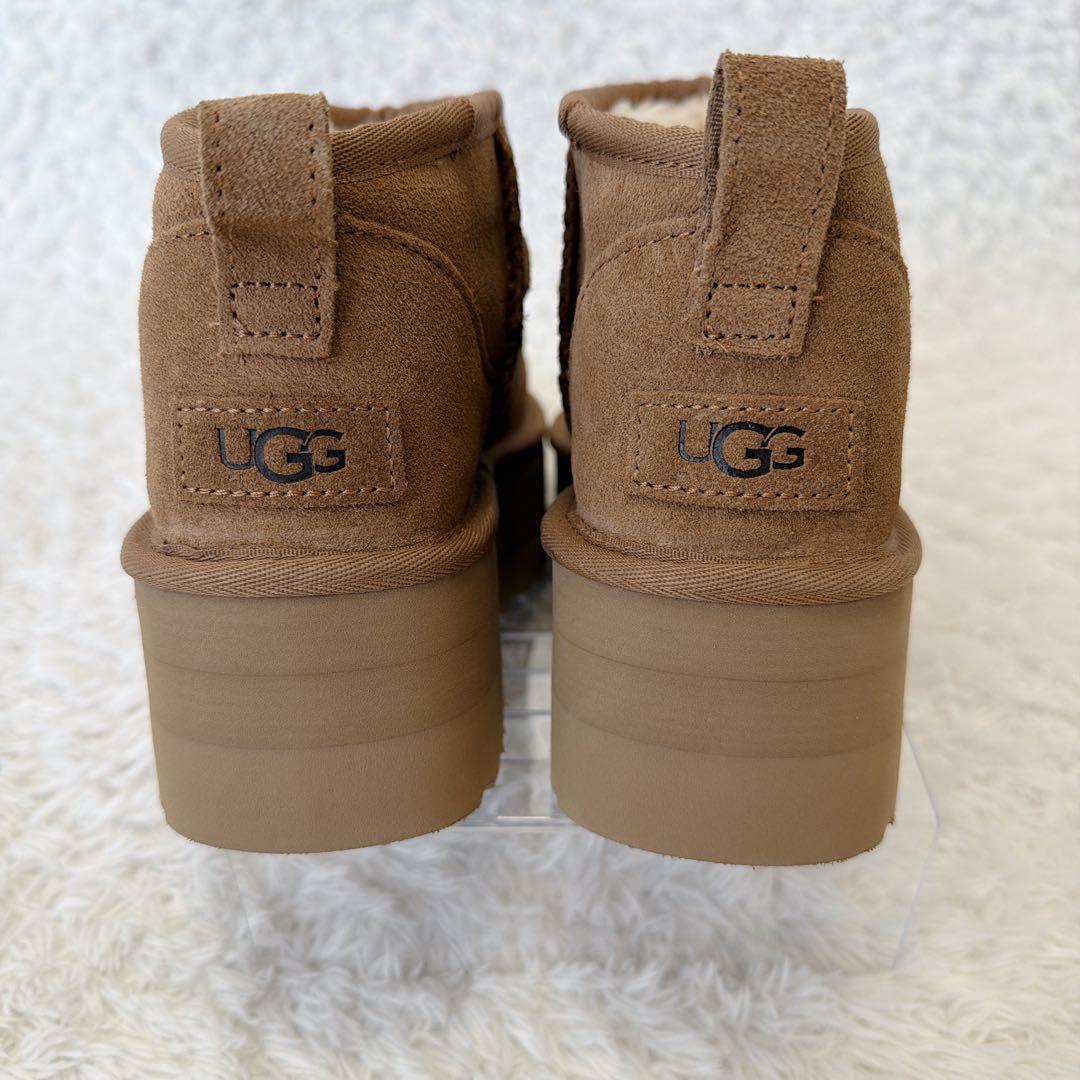 未使用 UGG クラシック ウルトラ ミニ プラットフォーム 厚底 23cm