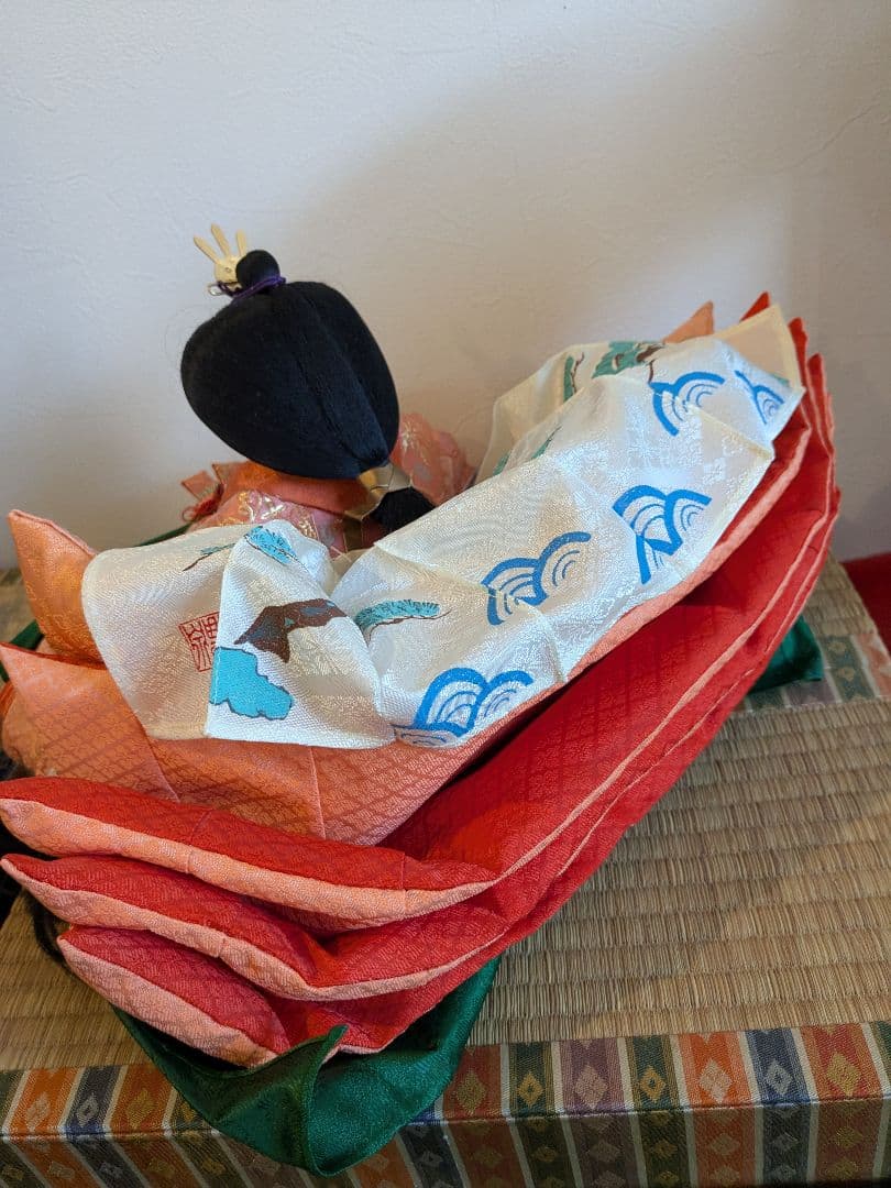 ひな人形　島津　お雛様、お内裏様、屏風、ぼんぼり