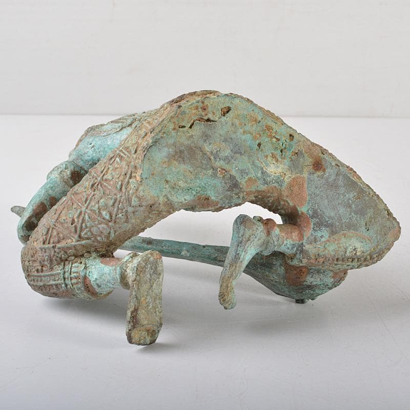 仏教美術　古銅青銅　チベット仏　仏像　置物　C　R6083