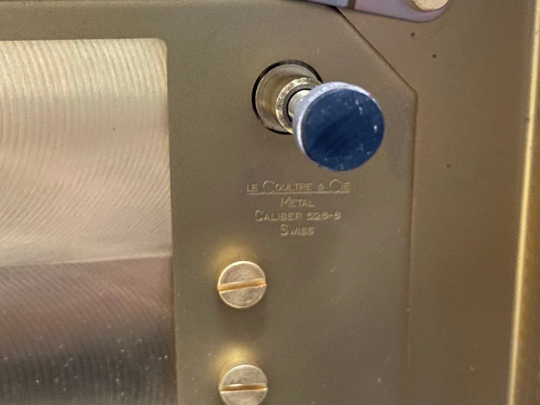 ジャガールクルト アトモス置 時計空気時計 現状品（止まっています）