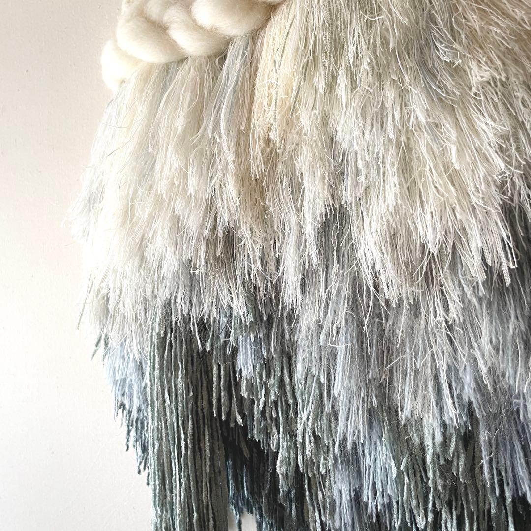 【一点もの】　ウィービング タペストリー 『湖の詩を聴く日。b.』