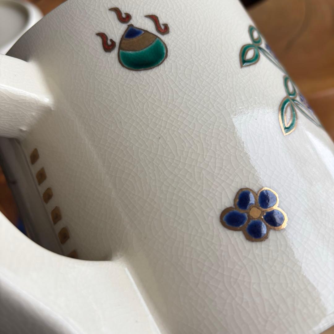 仁清七宝宝尽 水注 御室窯 茶道具 共箱