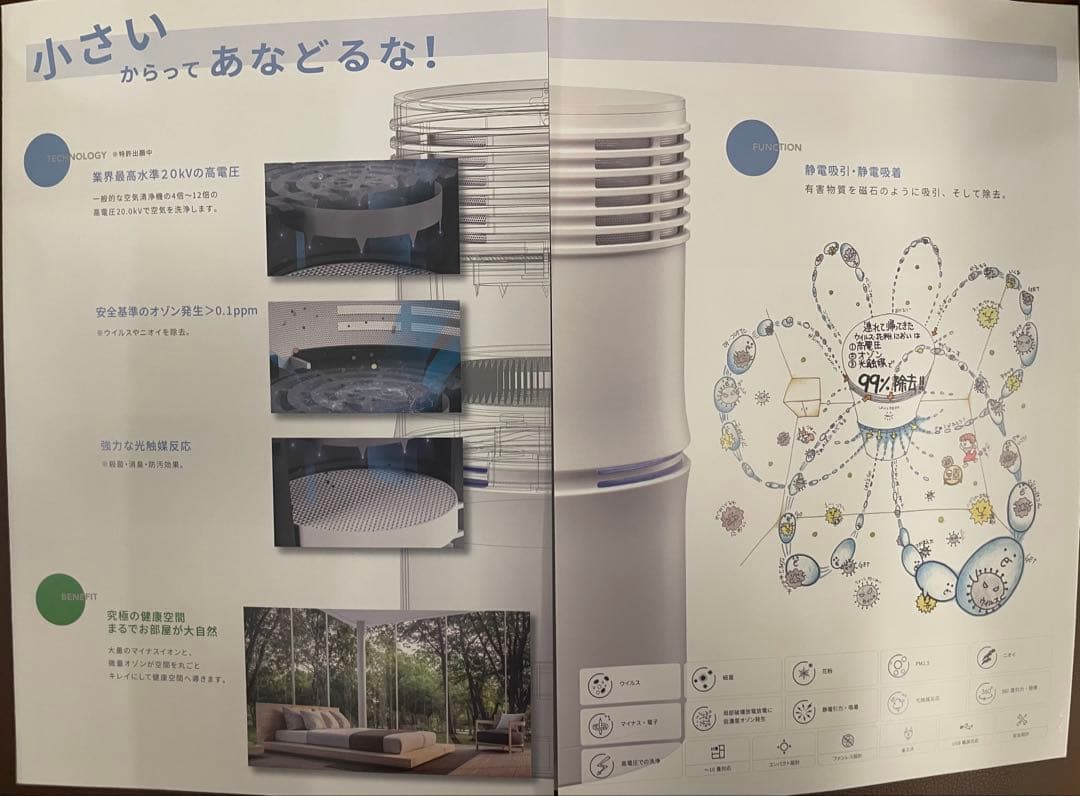 LOUVREDOルーヴルドー 空気清浄機/復元AIR (FUKUGEN AIR)