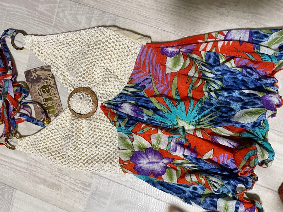 d.i.a. ダイヤ　ホルター　花柄　ギャル　平成　背中開き　egg アルバ