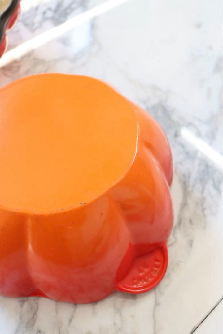 【16日まで値下げ中】ル・クルーゼ　両手鍋　パンプキン　21cm