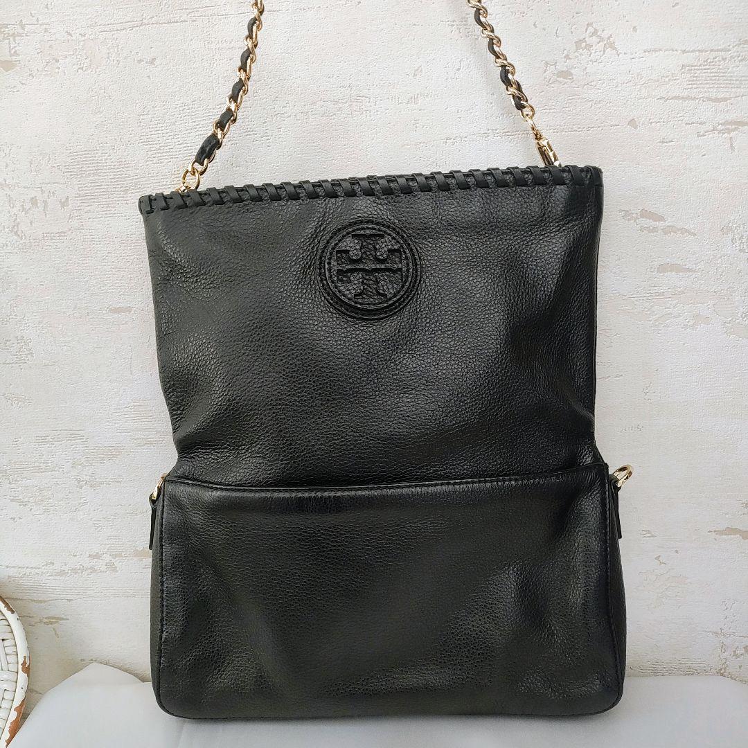 Tory Burch トリーバーチ　レザー 2WAY チェーン ショルダー 黒