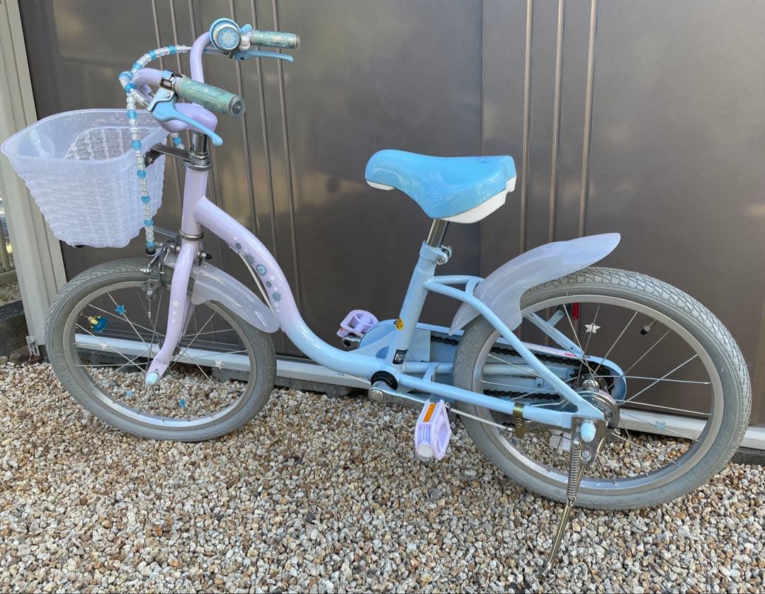 【直接引き渡し】18インチ　子供用自転車　アイデス　アナと雪の女王