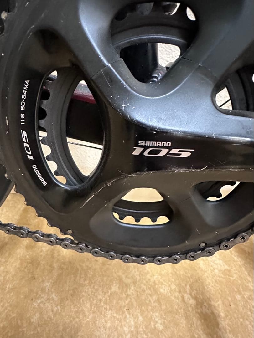 最終価格　カーボンフォーク、ディスクブレーキロードバイク