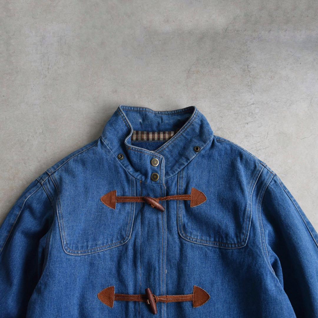 90s FORENZAフォレンツァ デニムダッフルコート M 未使用ヴィンテージ