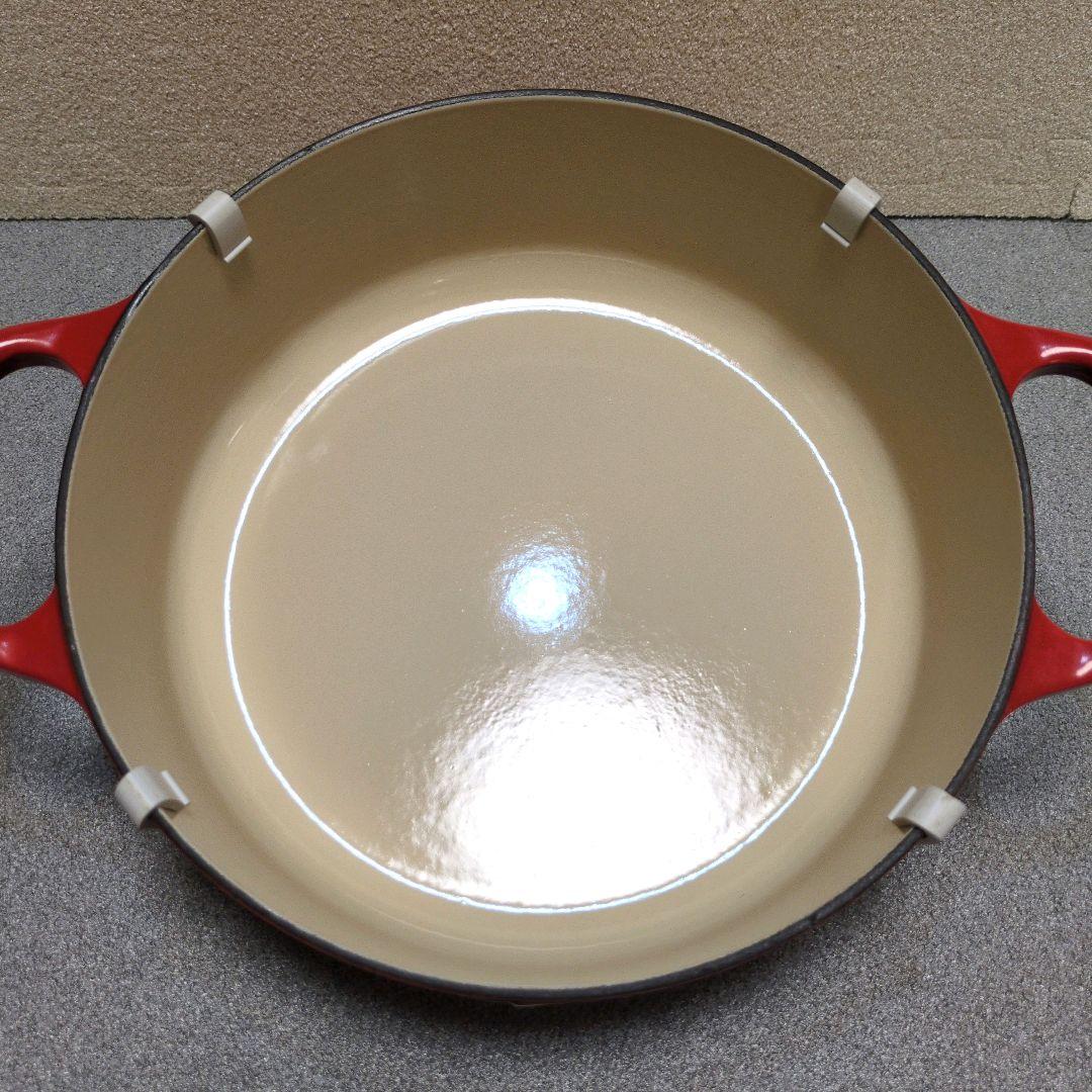 LE CREUSET ココットジャポネーズ　24cm チェリーレッド 【美品】