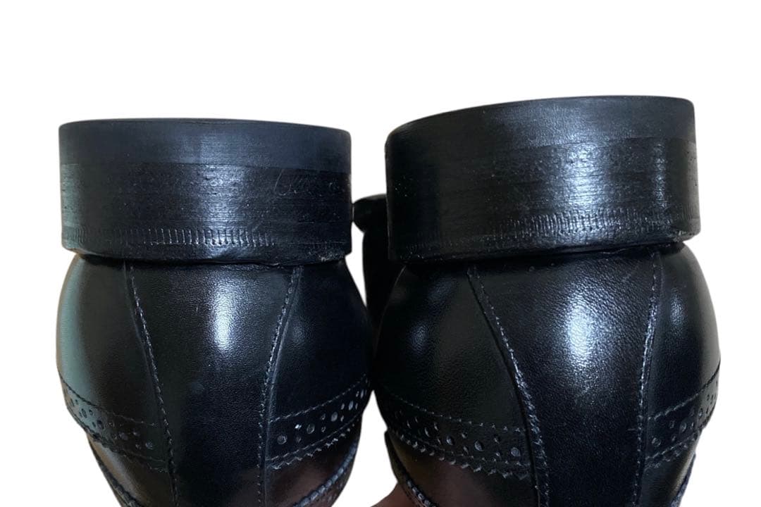 u*e様 美品 ジャランスリワヤ ウィングチップ （23.5㌢） レザー ブラッ