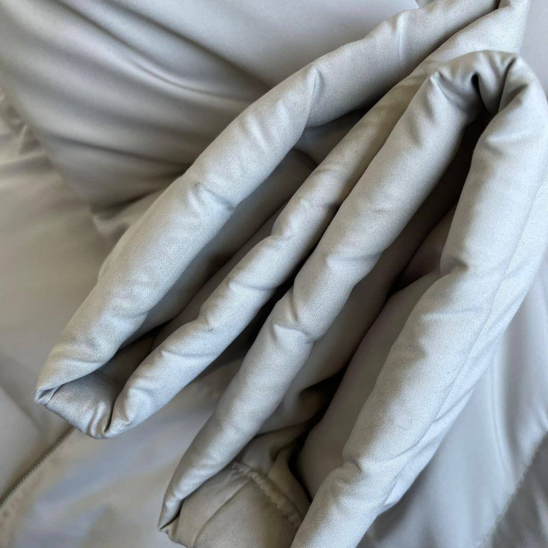 り*う様 ベガルタ仙台 ダウンコート Lサイズ ライトグレー アイボリー