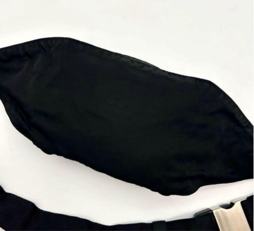 【極美品】プラダ ボディバッグ テスートナイロン 三角ロゴ 黒 V210