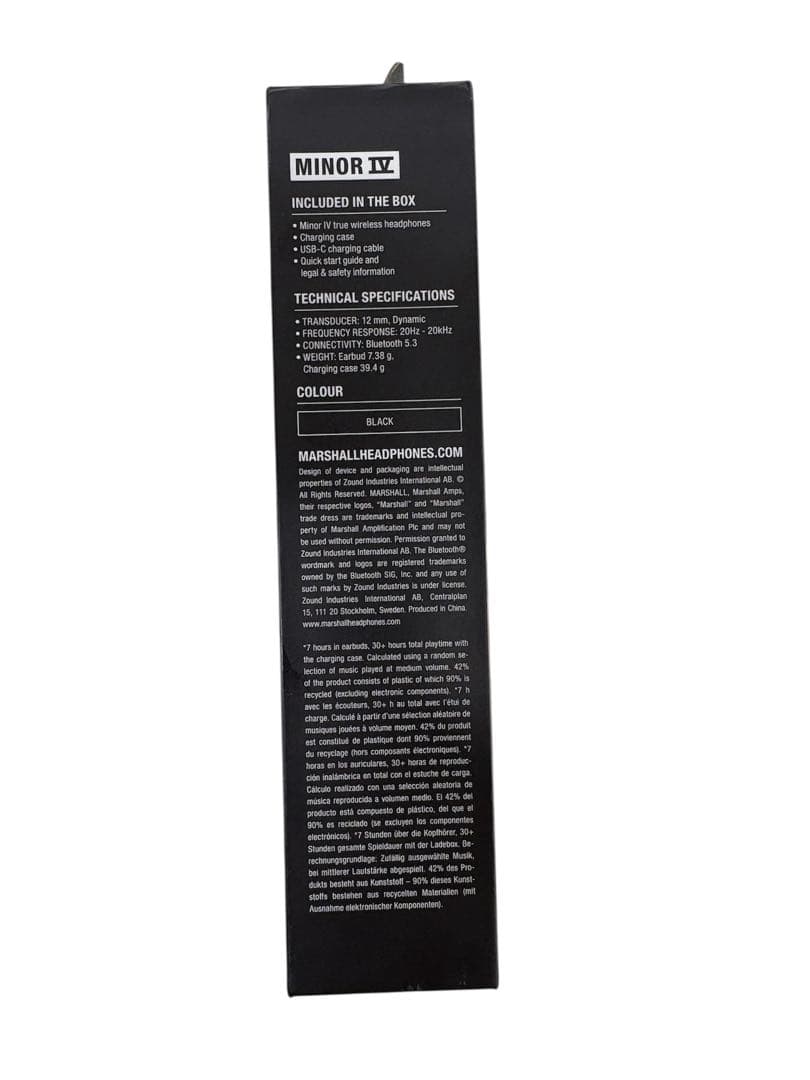 Marshall MINOR IV ワイヤレスイヤホン