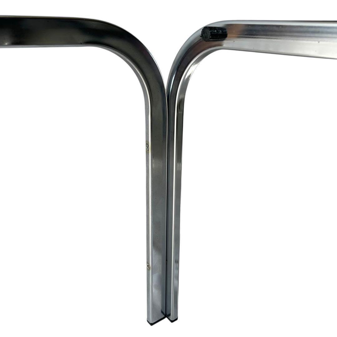 昭和レトロ ミッドセンチュリー ガラスセンターテーブル W74cm ローテーブル