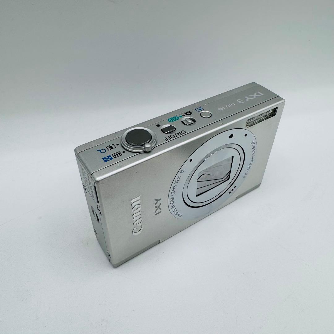 【極美品】Canon キャノン デジタルカメラ IXY3 シルバー