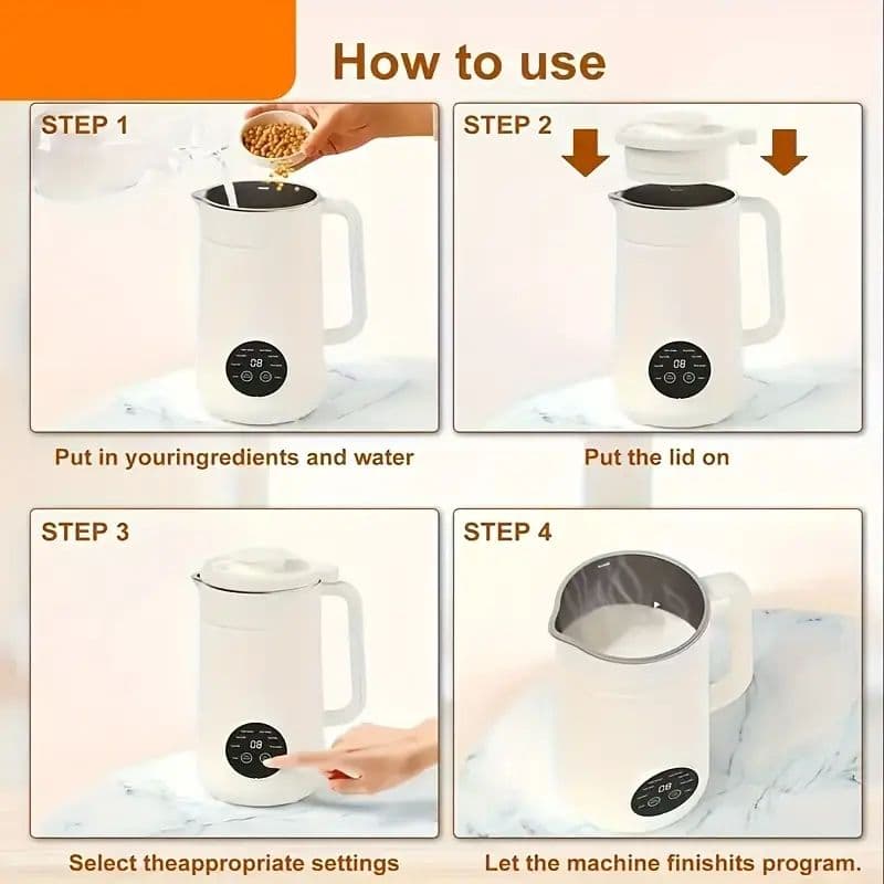 新品 大容量 1.5L 豆乳メーカー スープメーカー 電動 ジューサー ミキサー