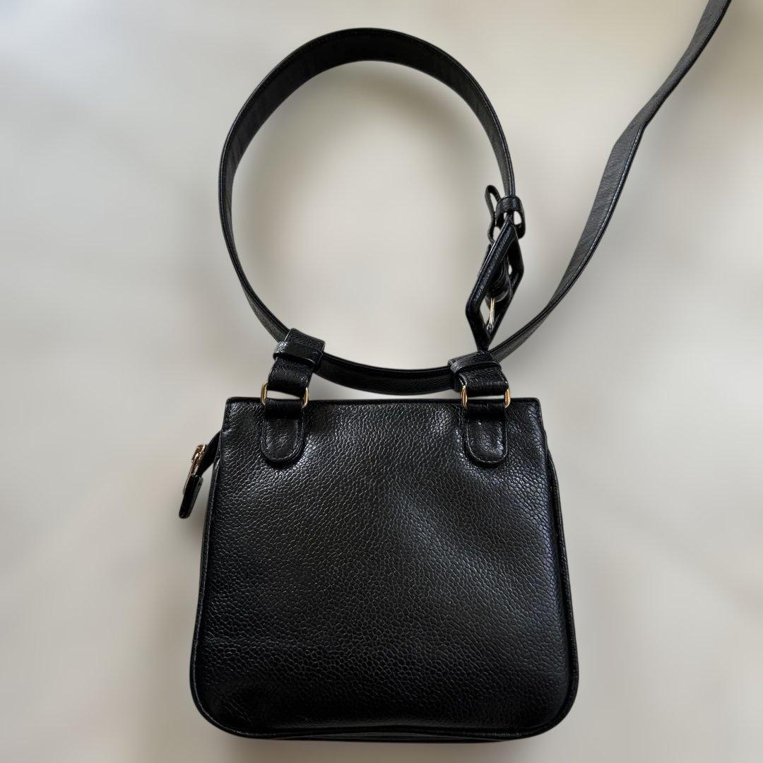 ★極美品　CHANEL キャビアスキン　ウエストポーチ