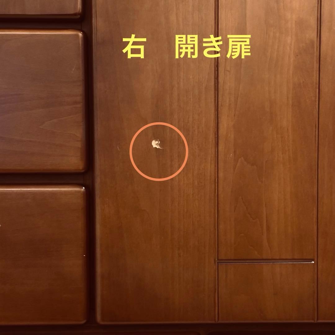 ミッフィ　天然木　子ども用タンス