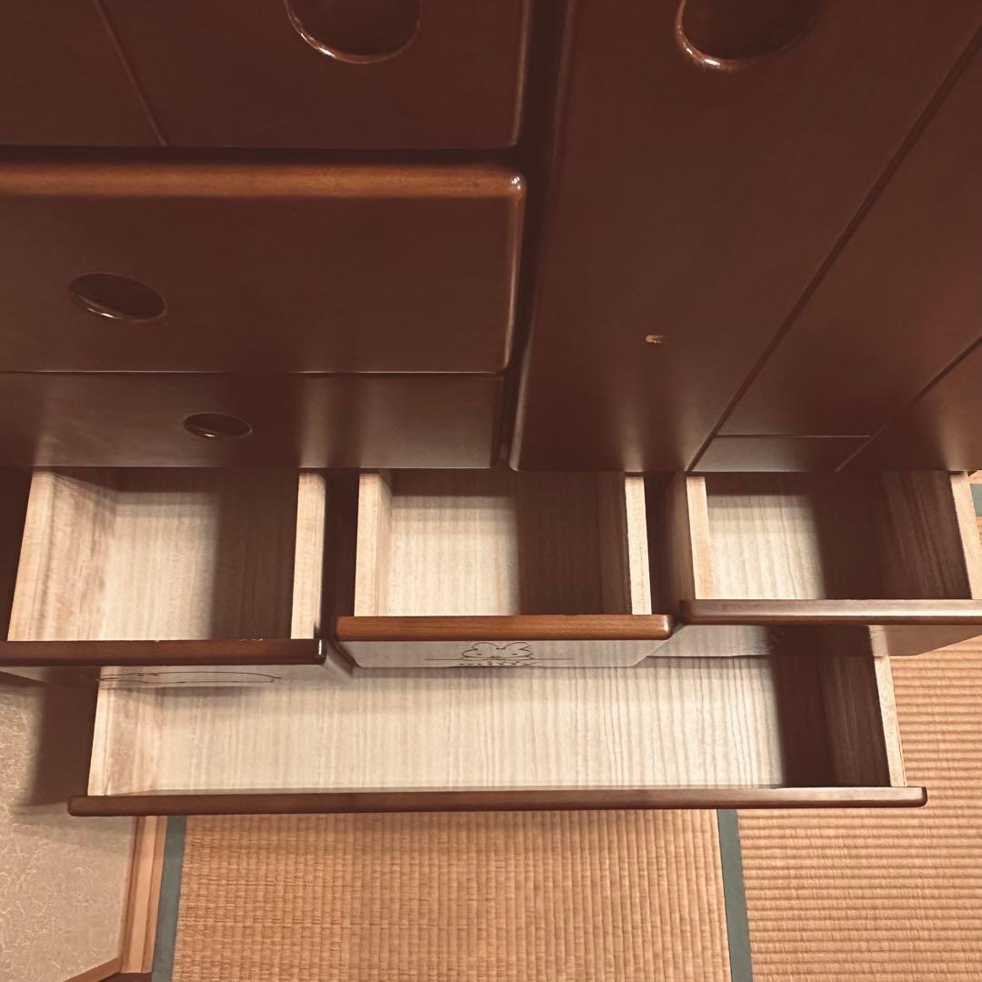 ミッフィ　天然木　子ども用タンス