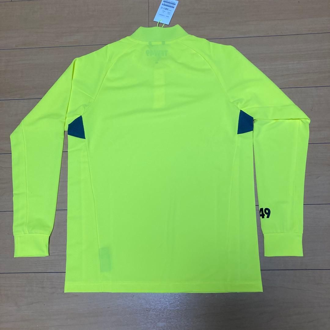 COLLAR LESS POLO カラーレスロングスリーブポロシャツ