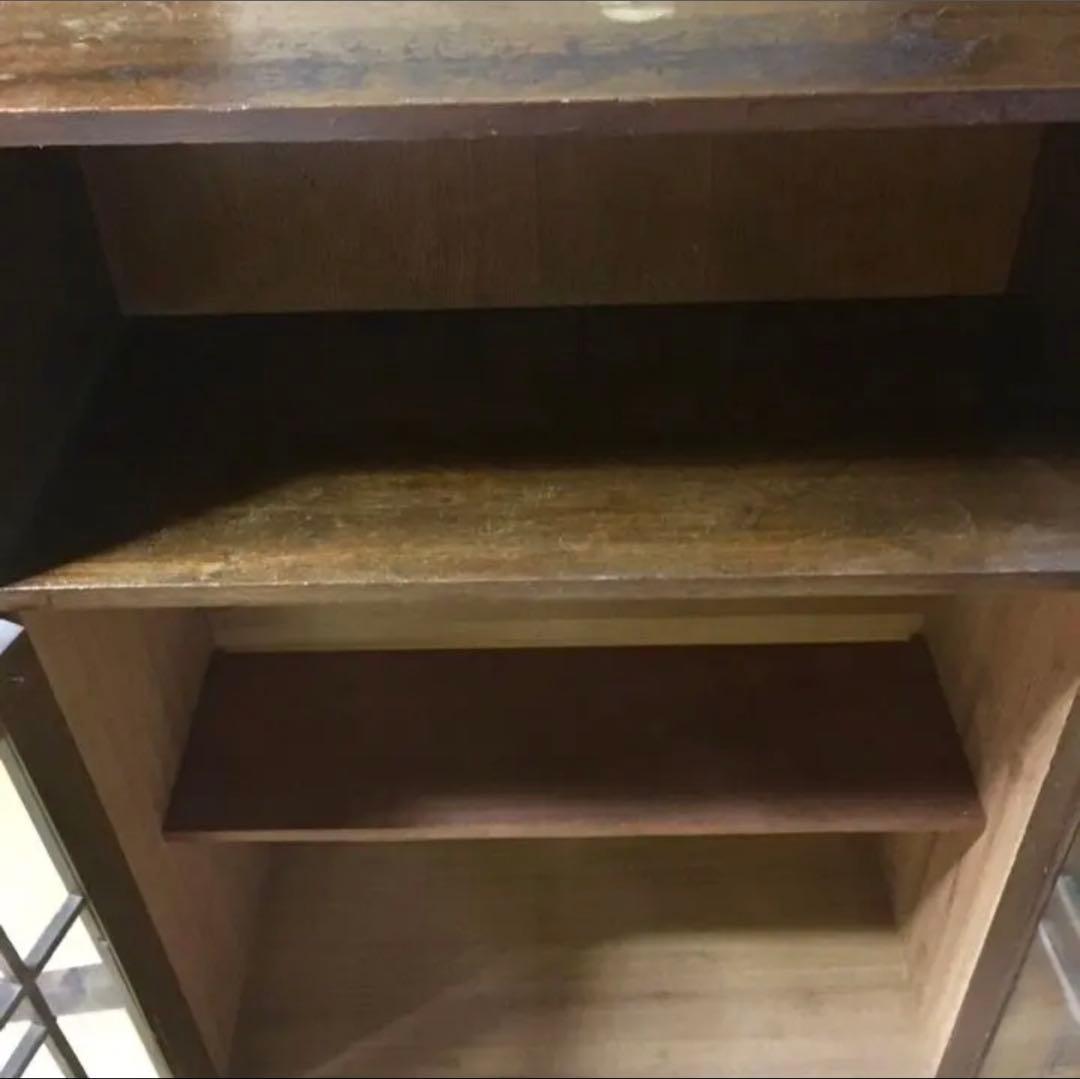 アンティーク 本棚★大正期 古民家 ビンテージ 骨董 書棚 レトロ 風情 風雅