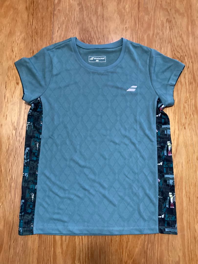 バボラ　テニスウェア　レディースセットアップ　バイザー付き　Lサイズ