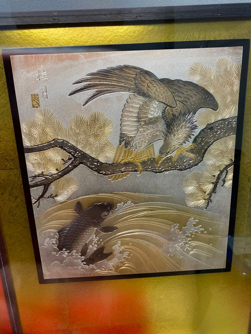 オルゴール付き破魔弓ガラスケース２３号・間口約３９×奥行約２８×高さ約８０㎝