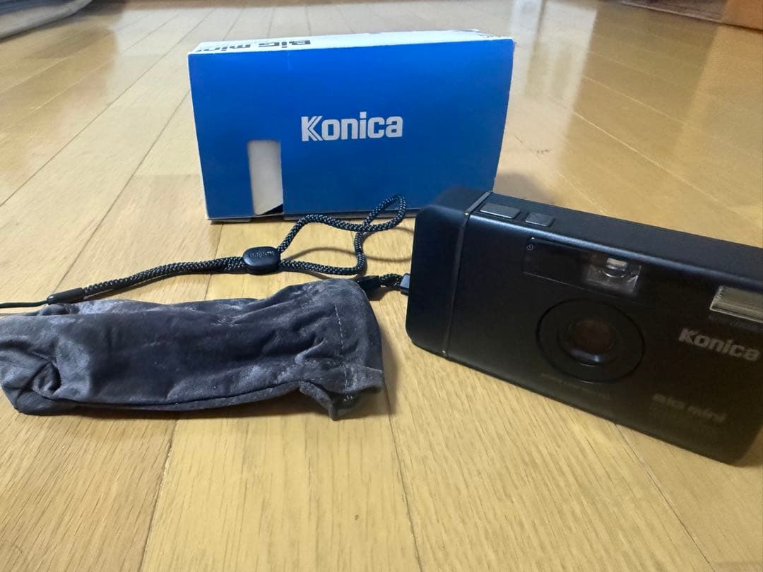 Konica Big Mini フィルムカメラ 希少な箱 ケース付き