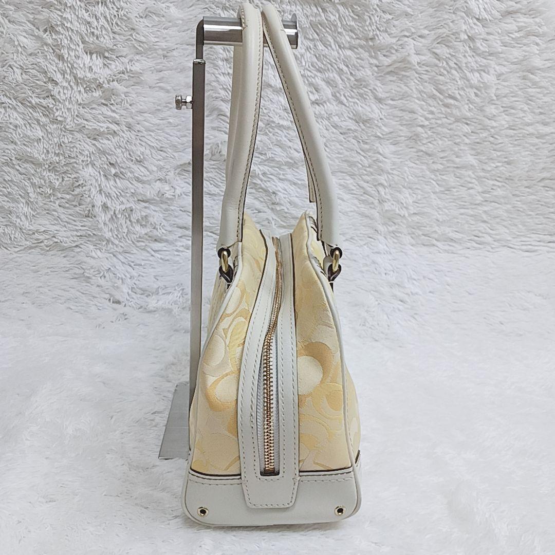 COACH ハンドバッグ ポーチ ケース3点セット シグネチャー イエロー