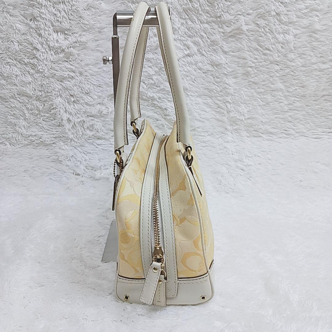 COACH ハンドバッグ ポーチ ケース3点セット シグネチャー イエロー