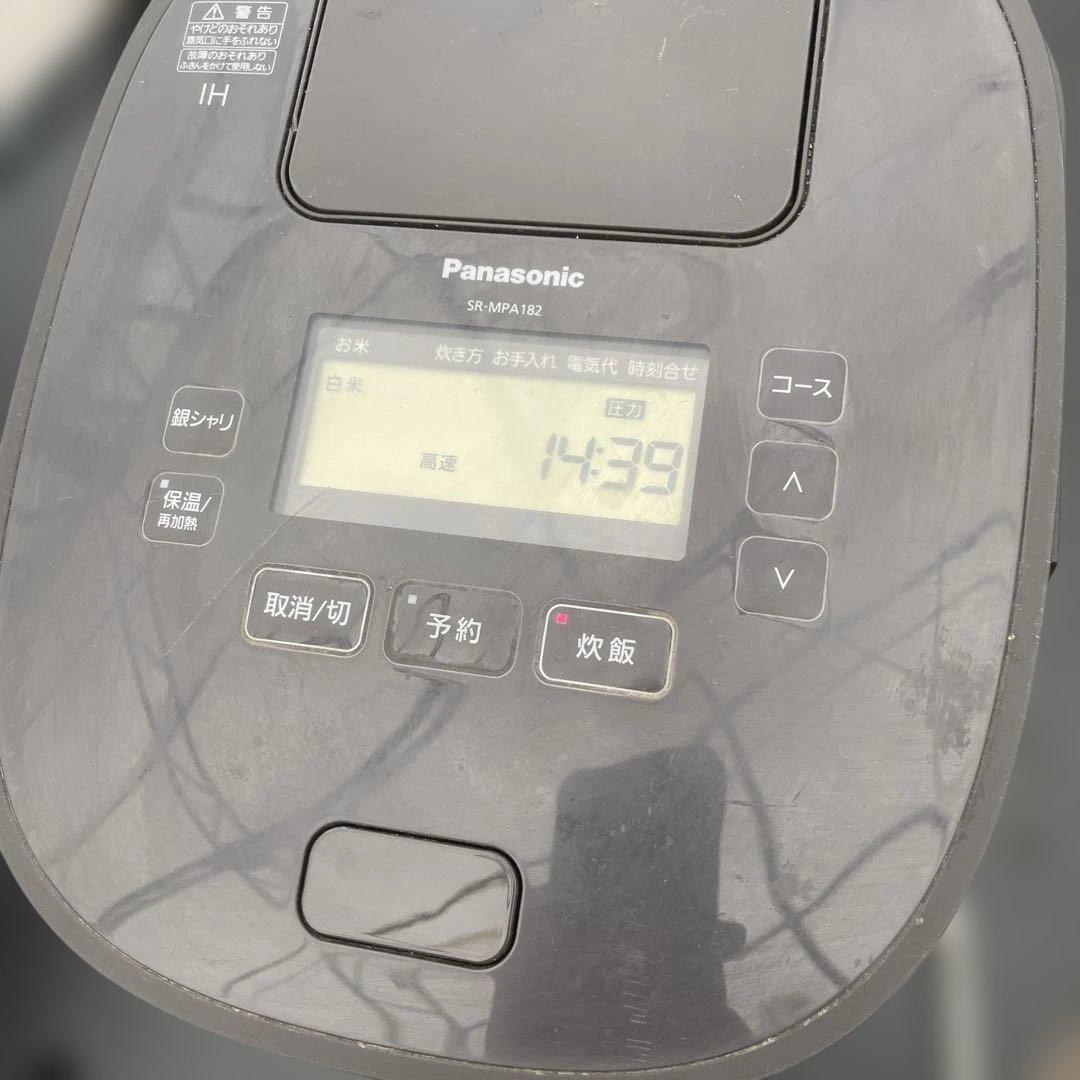 パナソニック可変圧力IHジャーおどり炊きSR-MPA182 圧力IH2022年
