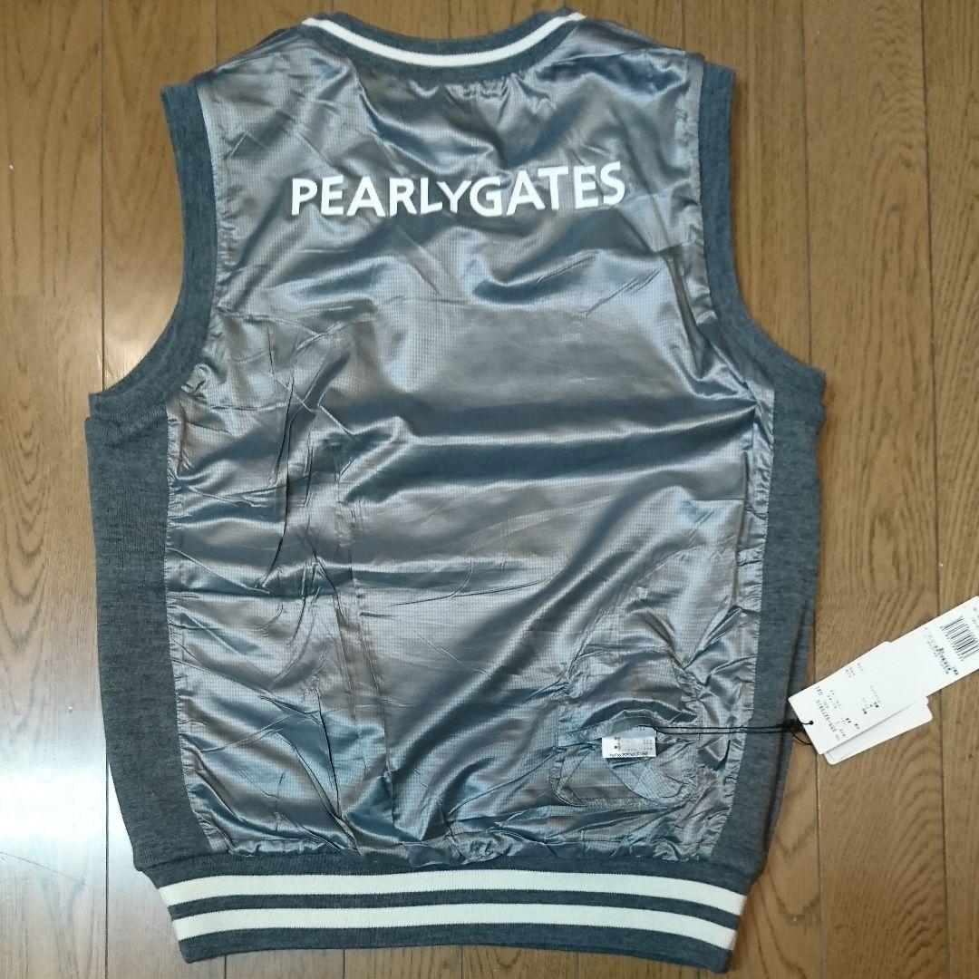 パーリーゲイツ 1 ドット リバーシブル ニットベスト レディース