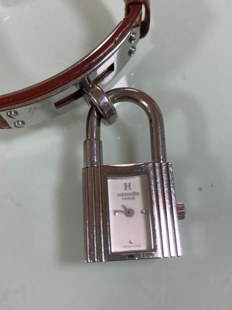 HERMES ケリー　時計　ブラウン