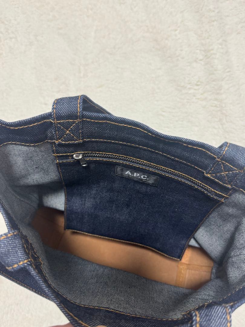 A.P.C. デニムアクセルトートバッグ スモール