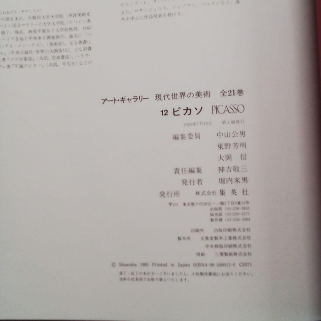 集英社　アートギャラリー現代世界の美術　全21巻