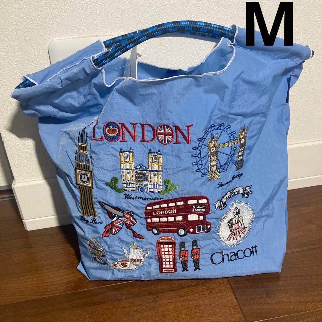 【新品・正規品】 ボール＆チェーンChacott ロンドン刺繍エコバッグMサイズ