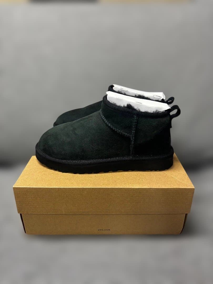 UGG スエード ブラック ムートンブーツ