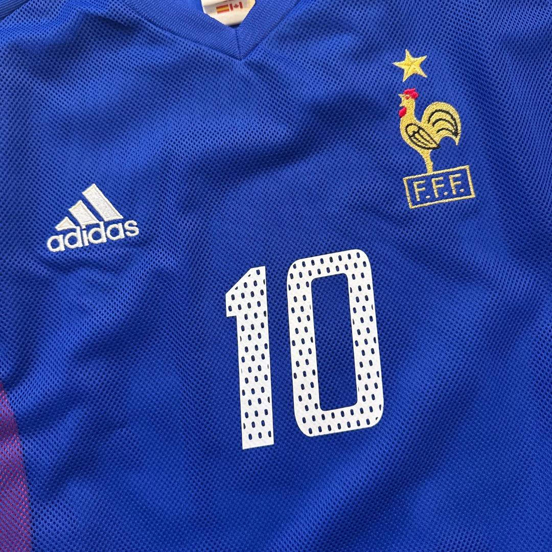 【ほぼ新品】ジダン 2002年 フランス代表 ワールドカップ ユニフォーム