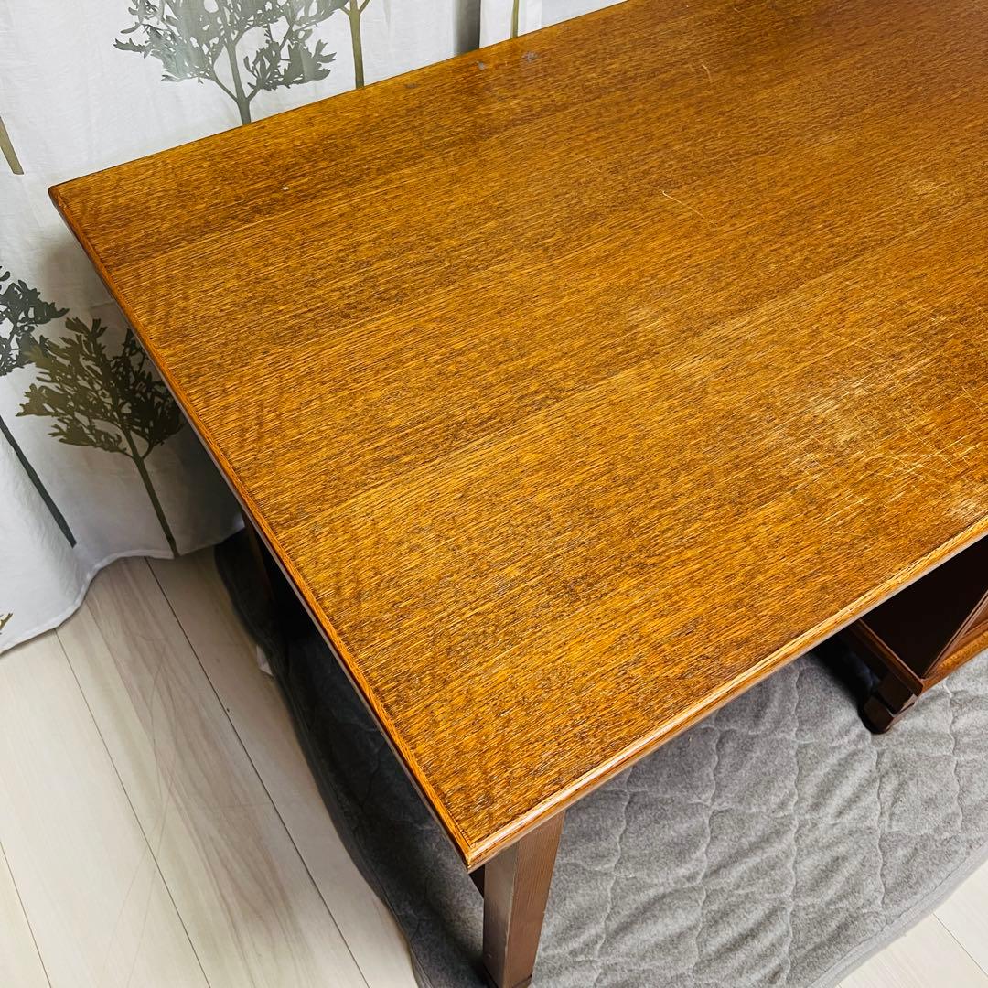 ヴィンテージ　デスク　勉強机　PCデスク　昭和レトロ　　木製　古民家