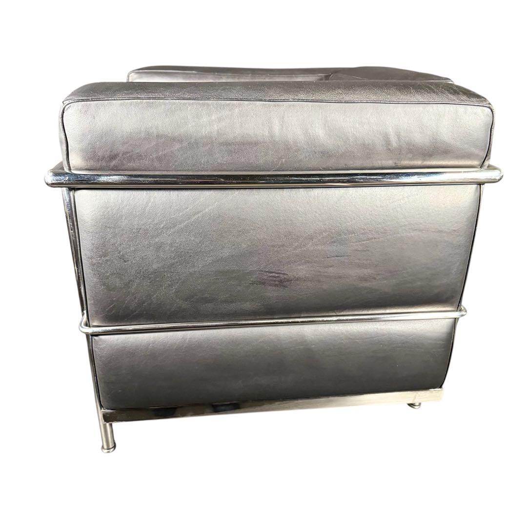 HR730 【本総革】ル・コルビジェ LC2 リプロダクト　シングルソファ