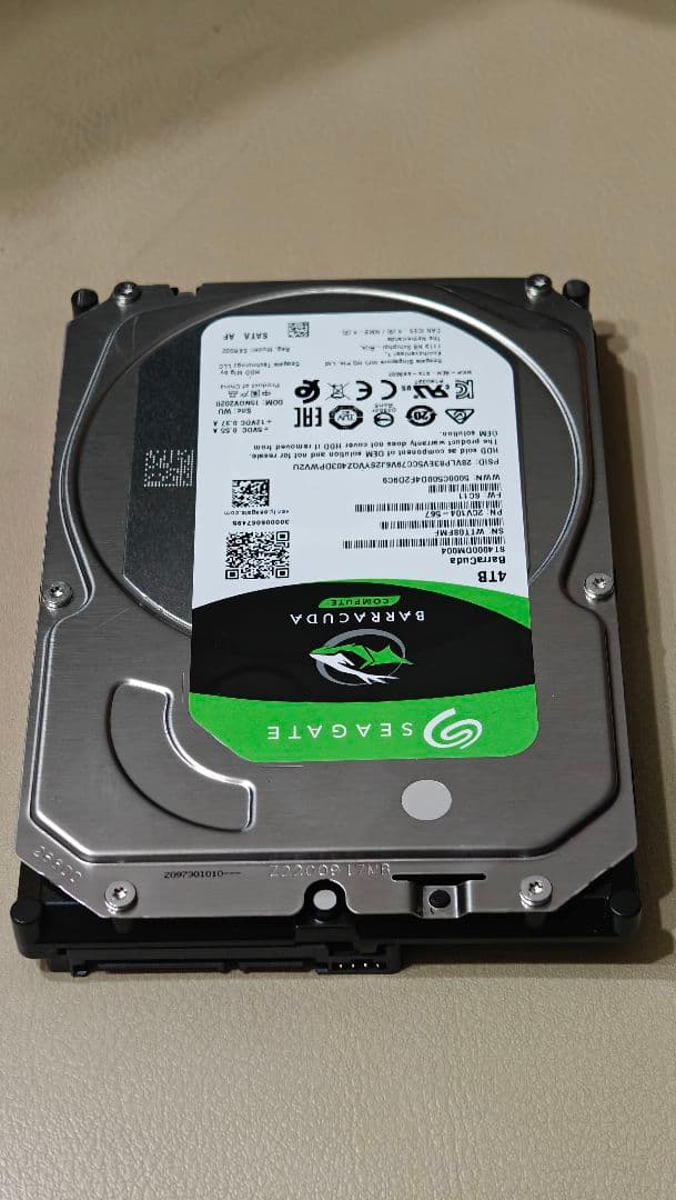ume限定Seagate Barracuda 4TB 内蔵HDD