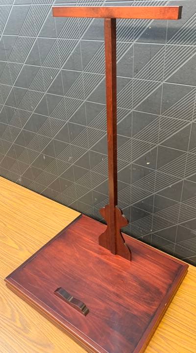 花梨塗り　特大　羽子板　飾台　台