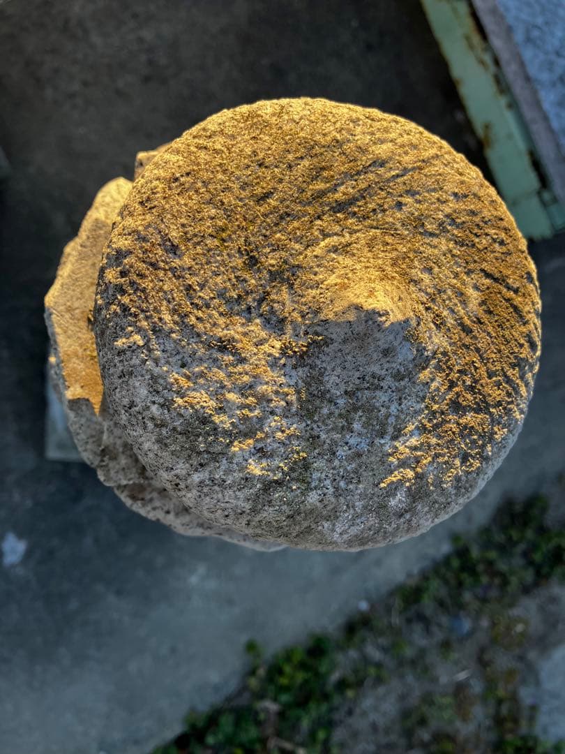 【直接引取限定】石造 十三重塔 全高約3.1m 笠13枚完備 梵字 現状渡し