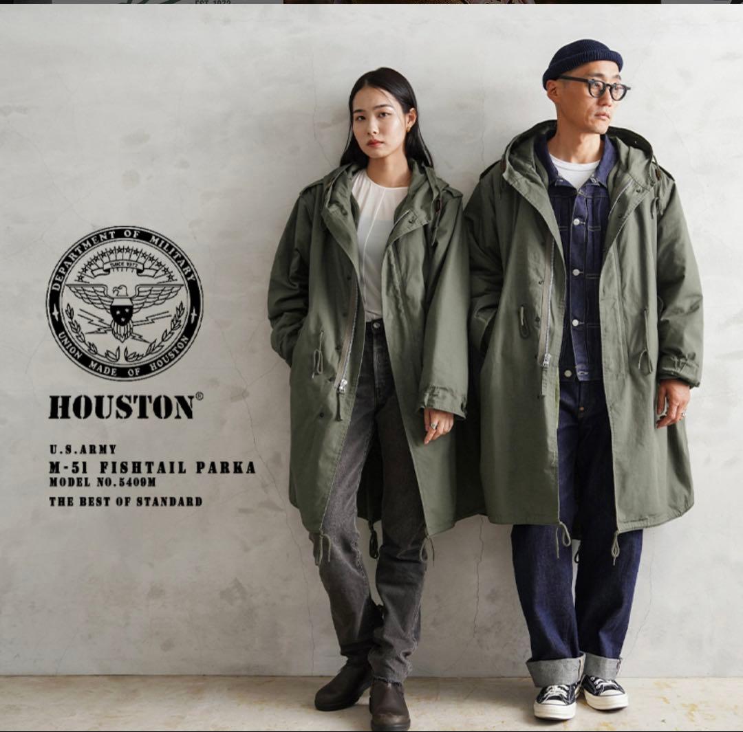 HOUSTON 米軍M-51モッズコート　5409M 新品未使用