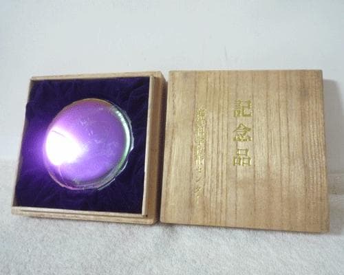 希少　美品　しんかい6500　海洋科学技術センター　記念品　ガラス細工　置物